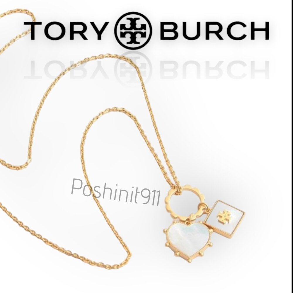 Beautiful Tory Burch Mother of Pearl Necklace - Picture 3 of 3